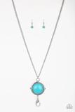Load image into Gallery viewer, Desert Equinox - Blue Turquoise Stone - Lanyard
