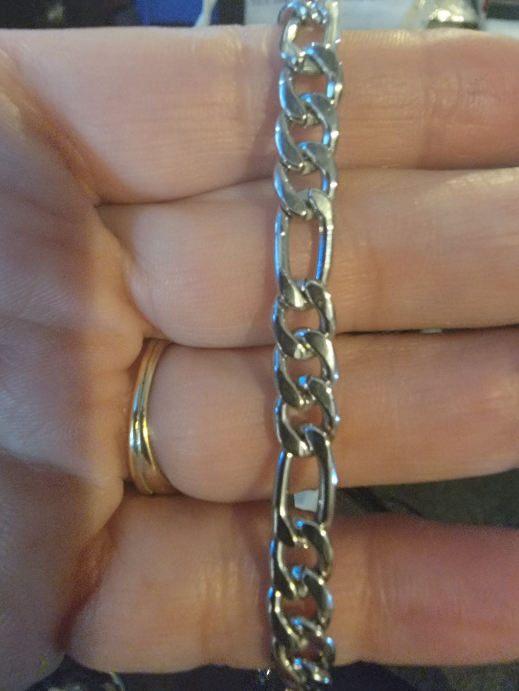 Silver link bracelet