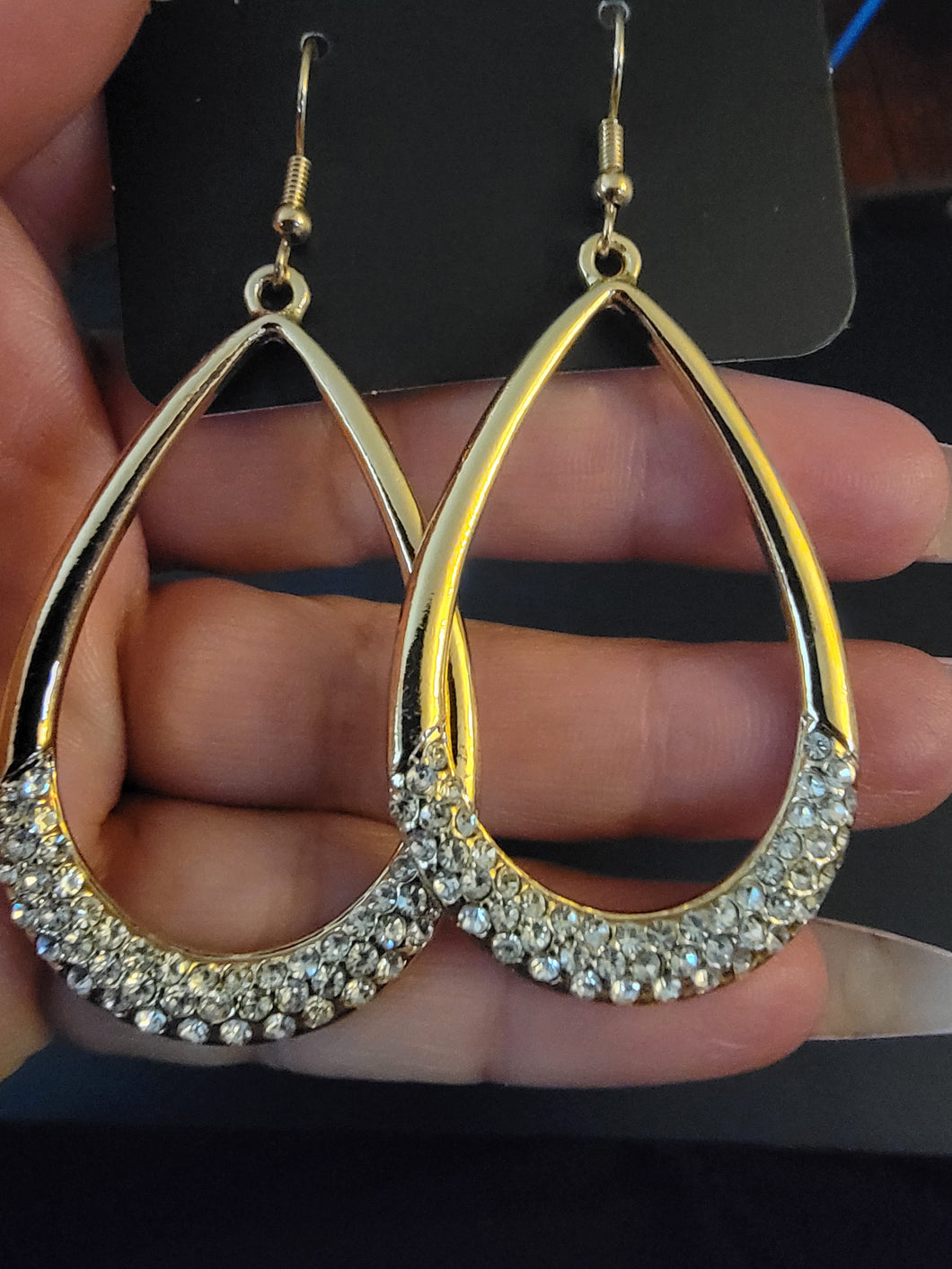 Take A Dip - Gold Earrings - Paparazzi Accessories