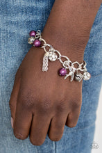 Load image into Gallery viewer, Lady Love Dove - Purple Bracelet 
