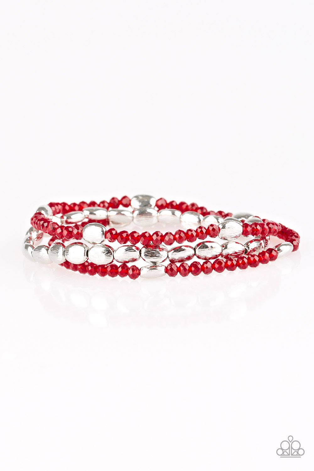 Hello Beautiful - Red Paparazzi Bracelet