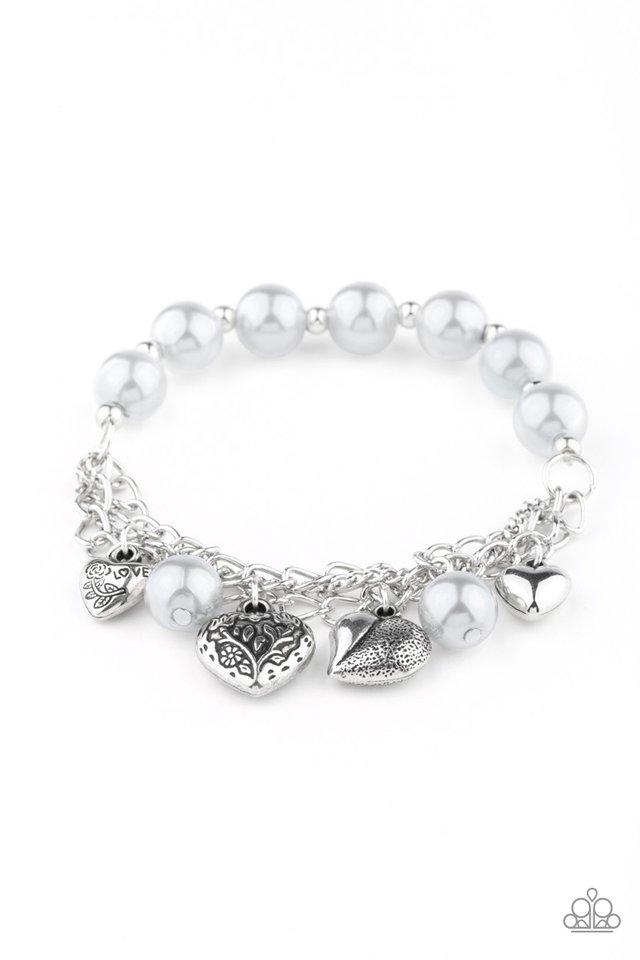More Amour - Silver Bracelet - Paparazzi Accessories
