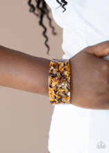 Load image into Gallery viewer, HAUTE Under The Collar - Yellow Acrylic Cuff
