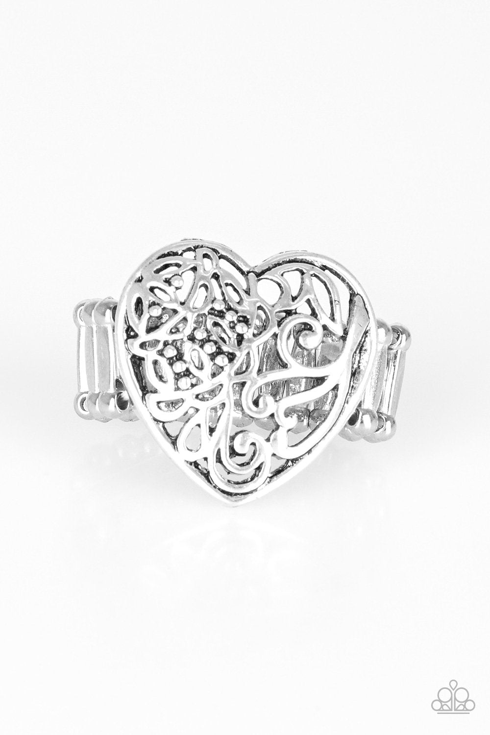 Meet Your MATCHMAKER - Silver - Filigree Heart Ring