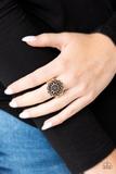 Desert Sunflower - Gold Ring - Paparazzi Accessories