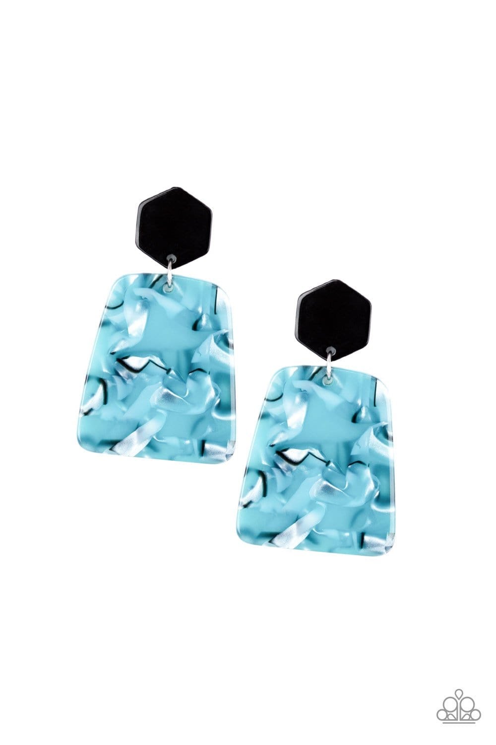 Majestic Mariner - Blue Earrings: Paparazzi Accessories