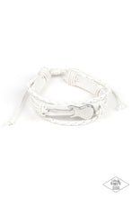 Load image into Gallery viewer, Lead Guitar - White Braided Leather Bracelet
