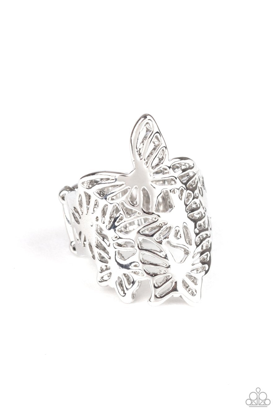 Banded Butterflies - Silver ♥ Ring