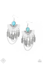 Load image into Gallery viewer, Sure Thing, Chief! - Blue Earrings
