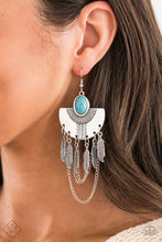 Load image into Gallery viewer, Sure Thing, Chief! - Blue Earrings
