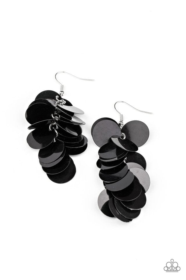 Now You SEQUIN It - black Earrings 