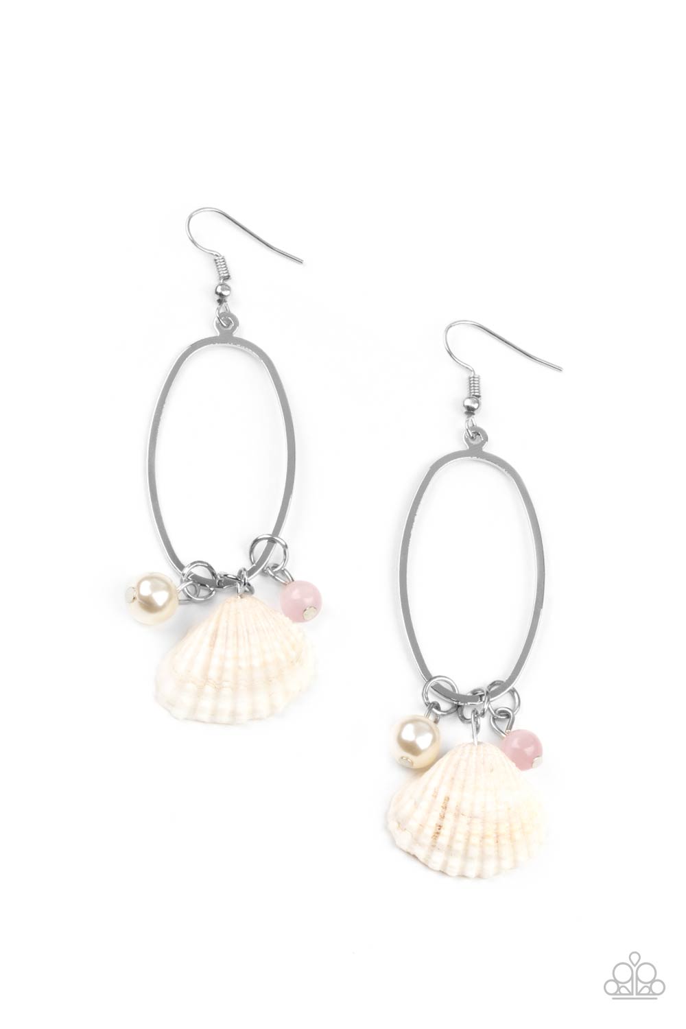 Accessories-This Too SHELL Pass - Pink Earrings