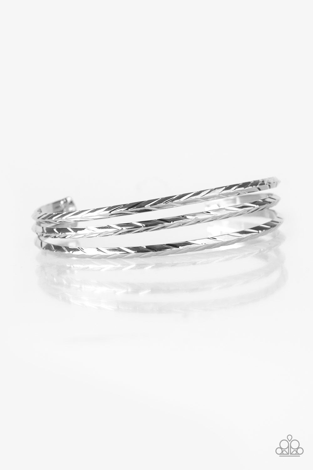 Eastern Empire - Silver - Cuff Bracelet