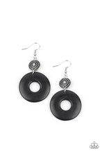 Load image into Gallery viewer, Earthy Epicenter - black - Paparazzi earrings
