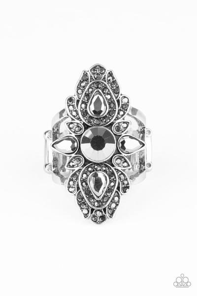 Glam Demand - silver - Paparazzi ring