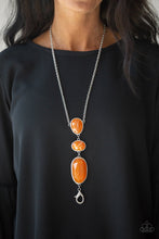 Load image into Gallery viewer, Making An Impact - orange - Paparazzi LANYARD necklace
