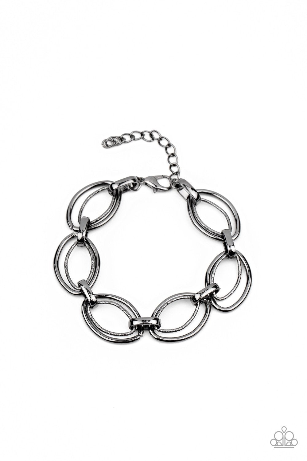 Simplistic Shimmer - black - Paparazzi bracelet