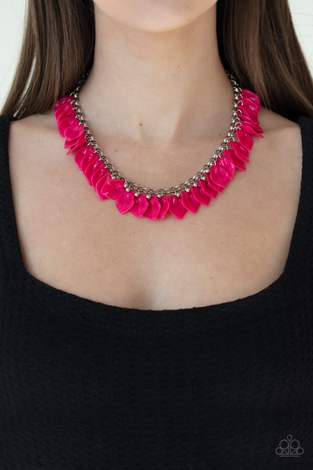 Super Bloom - pink - Paparazzi necklace