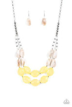 Load image into Gallery viewer, Seacoast Sunset Yellow Paparazzi Necklace
